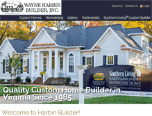 Tablet Screenshot of harbinbuilder.com